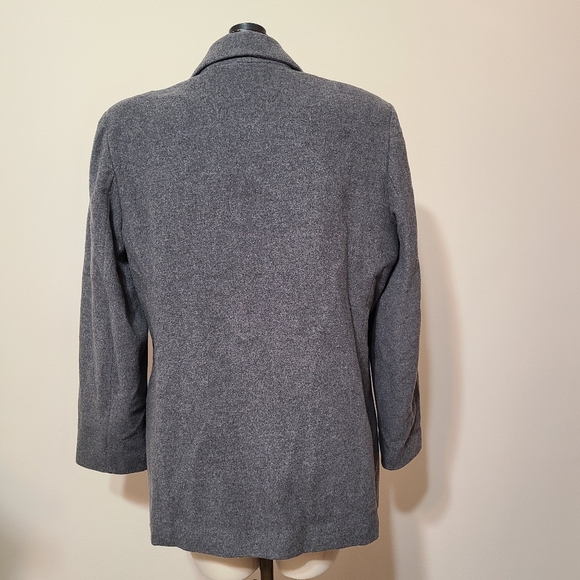 Vintage Lord & Taylor gray wool blazer - Picture 2 of 5